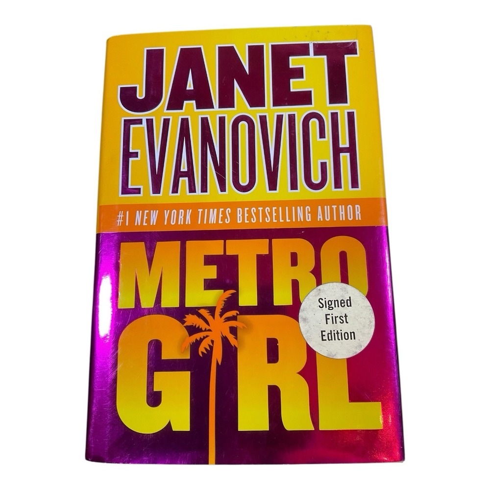 Metro Girl by Janet Evanovich SIGNED 1st Edition 1st Printing Hardcover Book